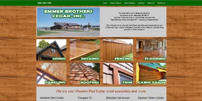 Emmer Brothers Cedar Mobile Web Web Design